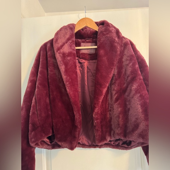 BLANKNYC Shawl Collar Faux Fur Coat - Picture 2 of 7